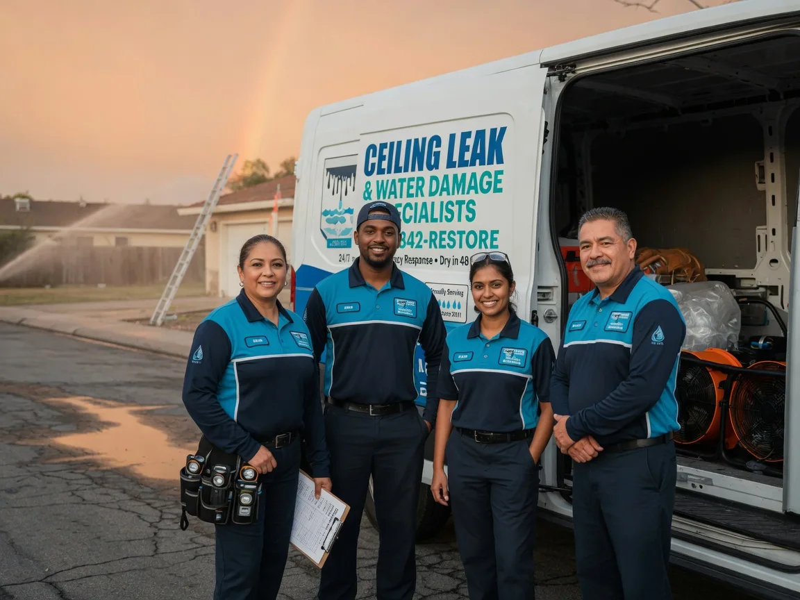 Ceiling Leak Cleanup company in Redford, TX