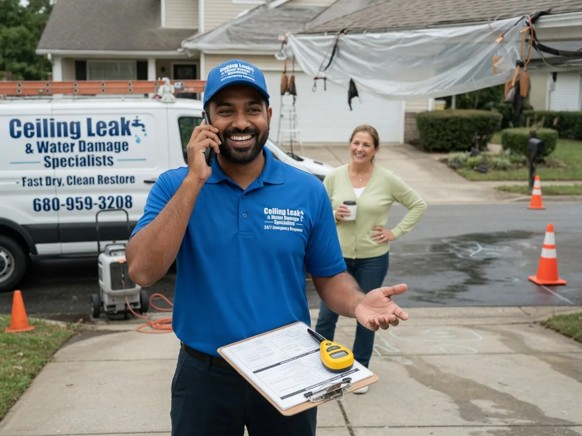 Ceiling Leak Cleanup Redford, TX FAQs